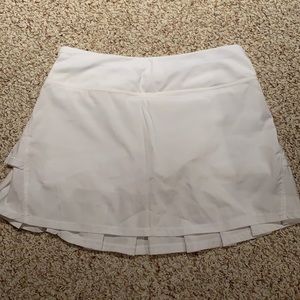 Ivivva White Pleated Tennis Skirt Size 12